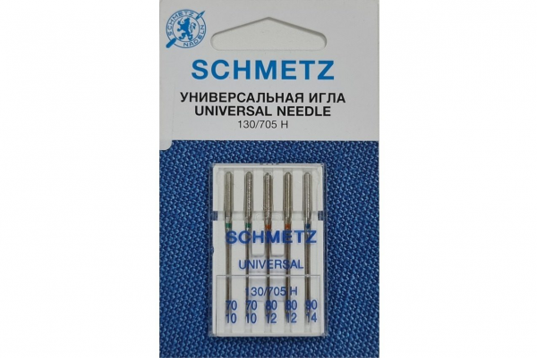 Иглы Schmetz универсальные (70x2, 80x2, 90x1), 5 шт в Алексеевке