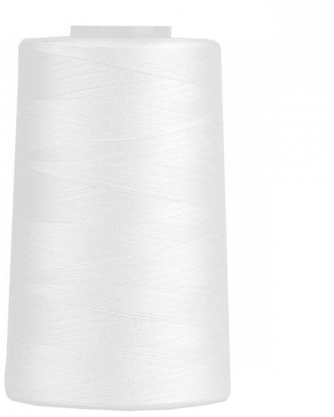 Нитки Sewing Thread 40/2 5000 ярд. цвет - белый 100% п/э в Алексеевке